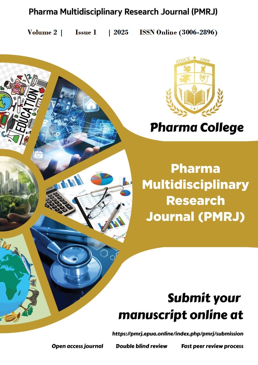 					View Vol. 2 No. 1 (2025): Vol. 2 No. 1 (2025): Pharma Multidisciplinary Research Journal (PMRJ) 
				